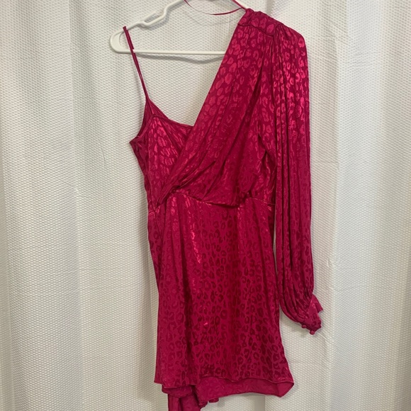 Top shop fuchsia leopard print dress - Picture 7 of 7
